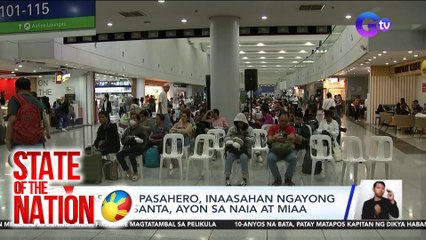 Nasa 1-M pasahero, inaasahan ngayong Semana Santa, ayon sa NAIA at MIAA | SONA