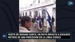 Susto en Semana Santa: un rayo impacta a escasos metros de una procesión en La Línea (Cádiz)