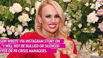 Rebel Wilson Claims Sacha Baron Cohen Is Trying to Threaten Her Over Memoir