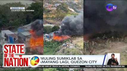 State of the Nation Part 1: Sunog sa QC; Salpukan ng van at truck ; Random drug test ; atbp.