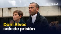 Dani Alves sale de prisión tras pagar la fianza de un millón de euros