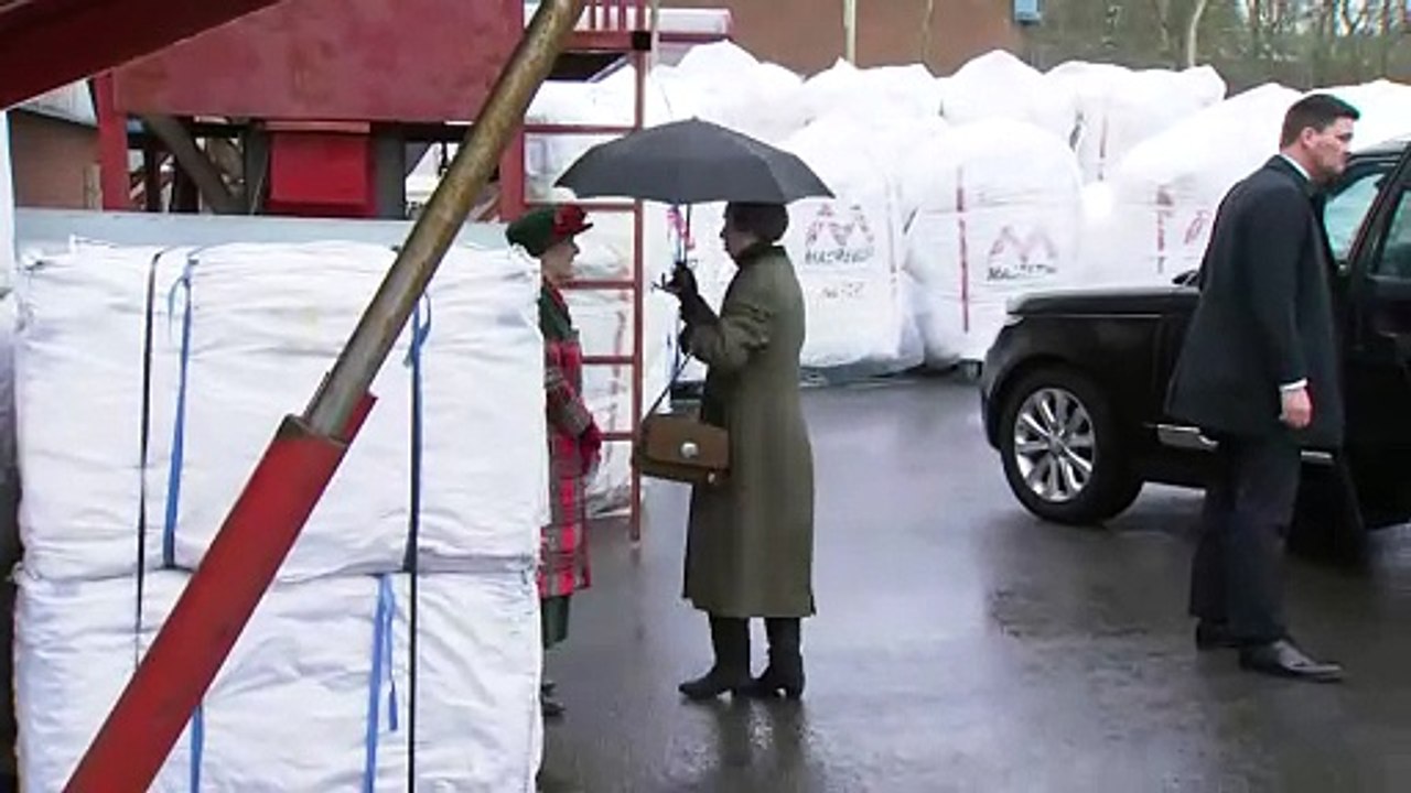 Princess Anne begins day of engagements in Lockerbie