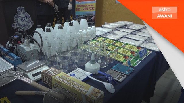 Polis Sarawak tumpas sindiket cuci dadah sebelum edar