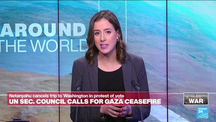 Netanyahu cancels Israeli delegation to US over UN Gaza vote