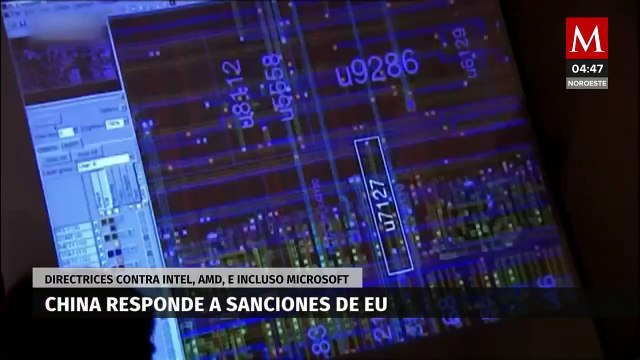 China responde a sanciones de EU, prohíbe chips Intel, AMD e incluso Microsoft