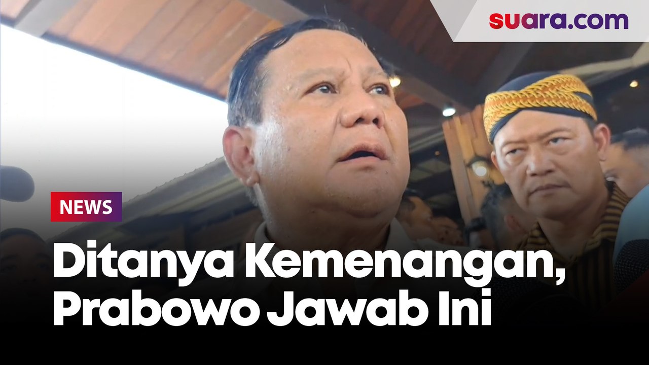Ditanya Yakin Menang Satu Putaran, Begini Jawaban Prabowo Subianto