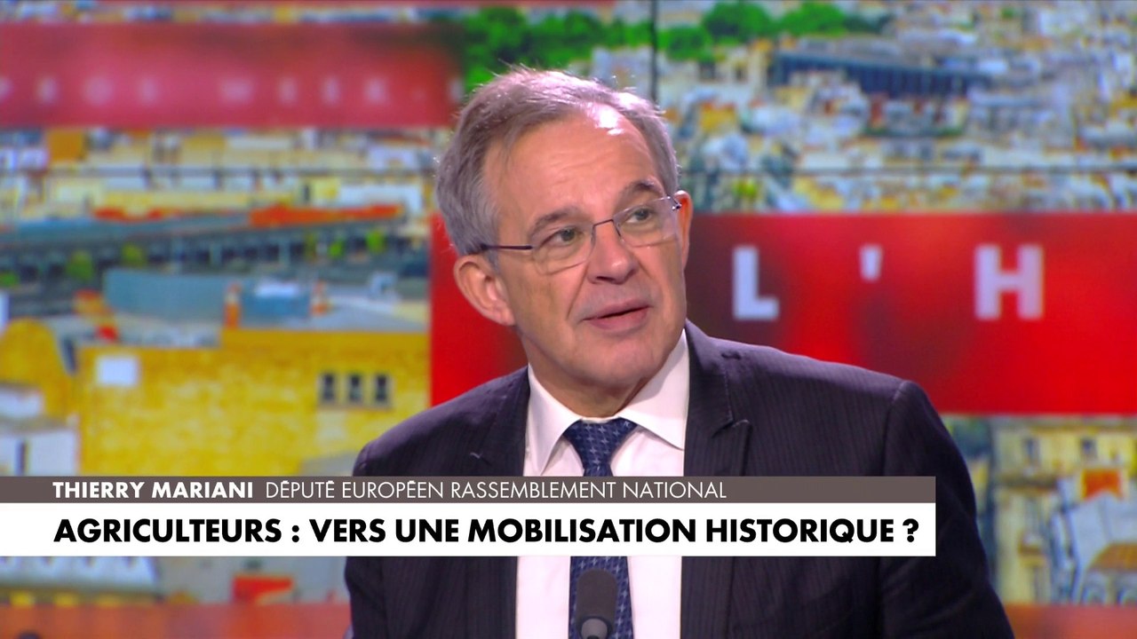 Thierry Mariani : «On est en train, au niveau européen, de mener une politique qui suicide nos agriculteurs»