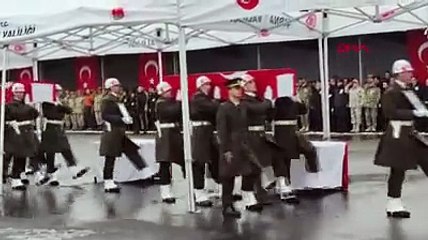 Pençe-Kilit şehitleri için uğurlama töreni