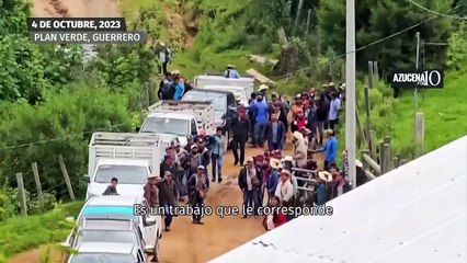 Familia Michoacana cobra impuestos en varias comunidades de Guerrero. Azucena a las 10, 12 de enero 2024
