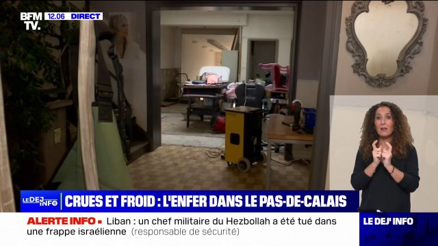 Blasée et perdue : les habitants du Pas-de-Calais inquiets du froid qui s'installe, quelques jours après les inondations