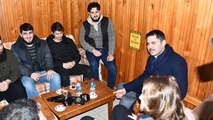 AK Parti İstanbul Büyükşehir Belediye Başkan Adayı Murat Kurum, Fatih'te esnafı ziyaret etti