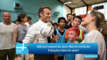 200 jours avant les Jeux, Macron incite les Français à faire du sport