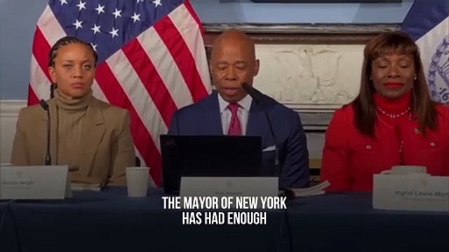Mayor Eric Adams Sues Charter Bus Companies for Bringing Migrants to NYC