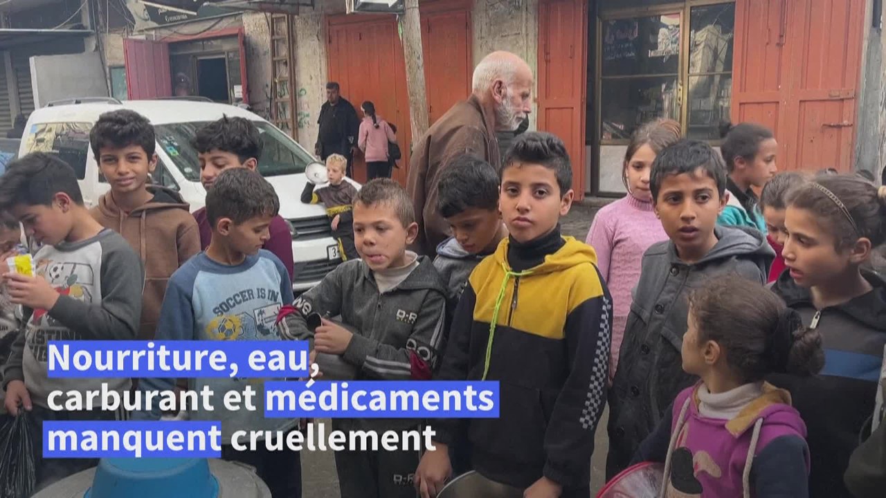 Guerre Israël-Hamas: quelques repas offerts aux habitants déplacés de Gaza à Rafah