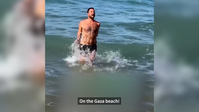 İsrailli komedyenin Gazze'deki görüntüleri tepki çekti