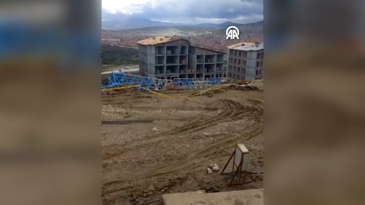 Kule vincin devrilmesi sonucu operatör öldü