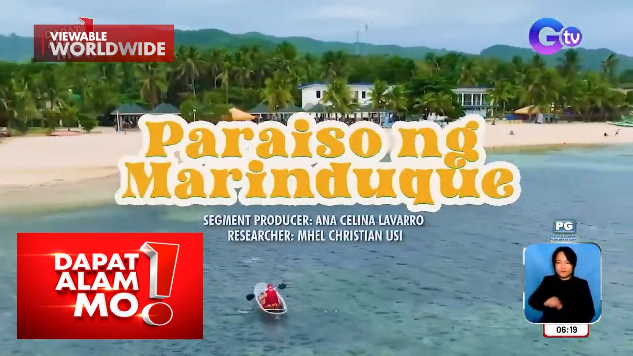 Paraiso ng Marinduque, ating libutin sa ‘Dapat Alam Mo!’ | Dapat Alam Mo!
