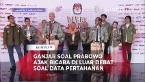 Respons Ganjar soal Ajakan Prabowo Bicara Data Pertahanan di Luar Debat Capres