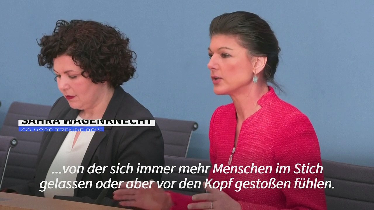 Wagenknecht: Etablierte Parteien gefährden die Demokratie