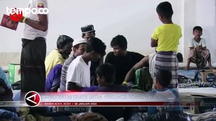 Pengungsi Rohingya Dapat Pengobatan Gratis di Aceh