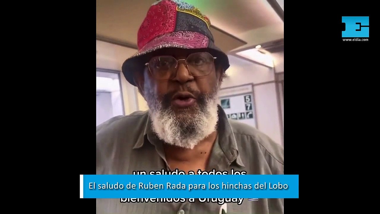 Rubén Rada se cruzó al plantel de Gimnasia en Uruguay y le dejó un mensaje a sus hinchas: "Un cuadro maravilloso"