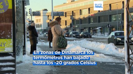 El mal tiempo convierte en una pesadilla la vida de los ciudadanos europeos