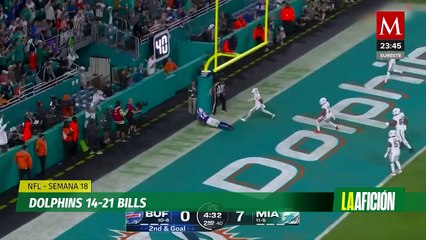 Buffalo Bills son campeones de la División Este de la AFC tras vencer a los Dolphins
