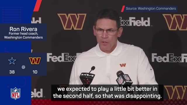 No reflections for Rivera after final Commanders game