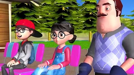 Scary Teacher 3D - Brave Police Hello Neighbor Helping Weak Nick Become Strong Boy