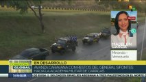 Venezuela: Avanza caravana con restos del general Sifontes hacia la academia militar de Caracas