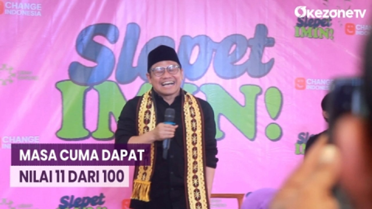Cak Imin Sindir Prabowo: Kalau Jadi Menhan, Masa Cuma Dapat Nilai 11 dari 100