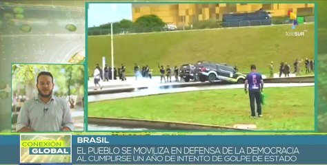 Pueblo de Brasil se moviliza en rechazo a acciones antidemocráticas