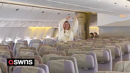 Mother and daughter astonished to board flight and find they were the only ones on it