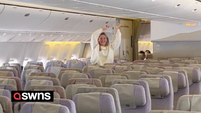 Mother and daughter astonished to board flight and find they were the only ones on it