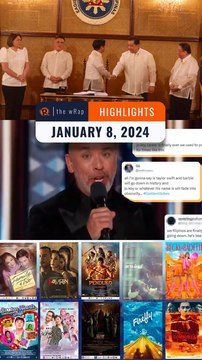 Rappler's highlights: Martin Romualdez, Jo Koy at Golden Globes, 2023 MMFF | The wRap | January 8, 2024