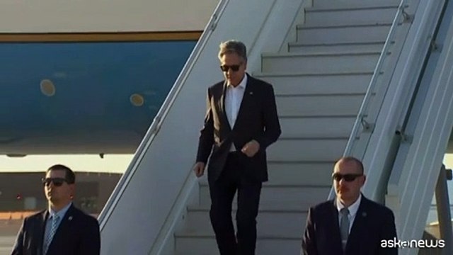 L'arrivo del Segretario di Stato Usa Blinken in Arabia Saudita