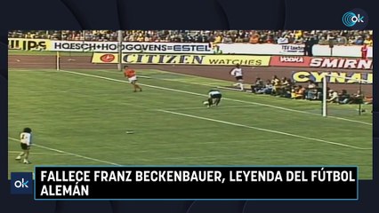 Fallece Franz Beckenbauer, leyenda del fútbol alemán