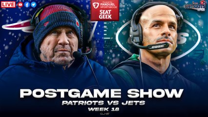 Patriots vs Jets Week 18 Postgame Show