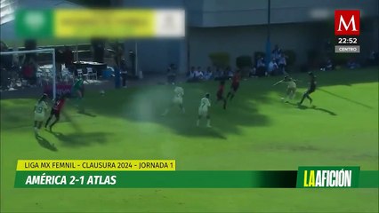 América Femenil arranca el Clausura 2024 con un sufrido triunfo frente Atlas