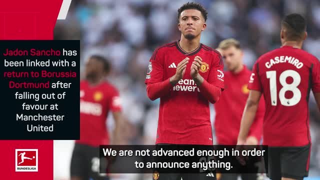 CEO Watzke confirms Dortumd's Sancho interest