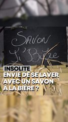 Envie de se laver avec un savon à la bière ?