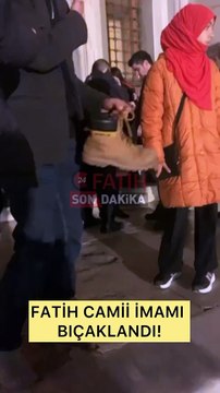 Fatih Camii’nde imama saldırı