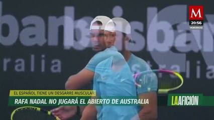 Rafael Nadal se perderá el Abierto de Australia debido a una lesión