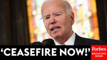 BREAKING NEWS: Joe Biden Interrupted By Pro-Palestine Supporters During Speech At Charleston Church