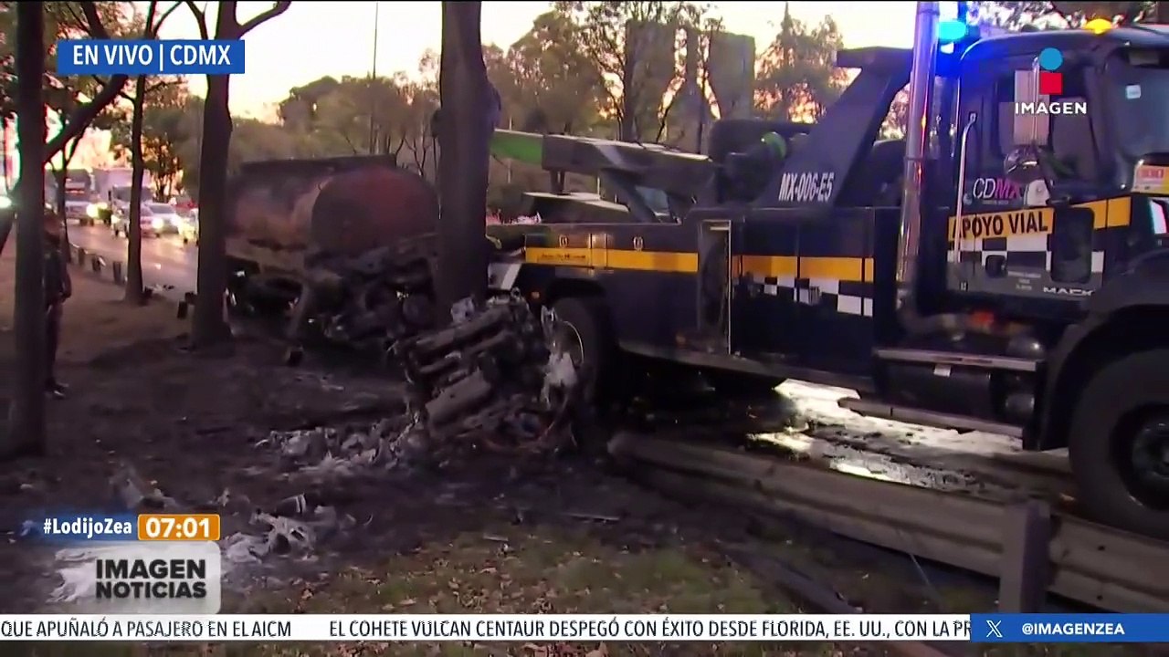 Se registró un accidente en Viaducto Tlalpan, CDMX