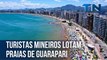 Turistas mineiros lotam praias de Guarapari