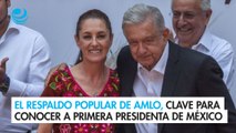 El respaldo popular de AMLO, un dato clave para saber quién será la primera presidenta de México