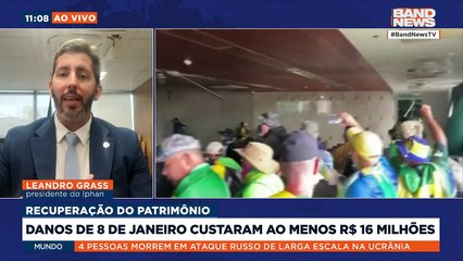 Especialista comenta recuperação de patrimônio após atos de oito de janeiro | BandNews TV
