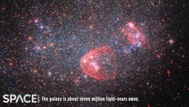 Hubble Space Telescope Captured Festive Galaxy
