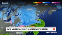 Rapid meltdown expected after winter storm